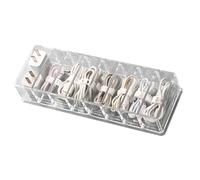 Caja de Almacenamiento de Cables de Datos, Diseño Transparente de Gran Capacidad para Oficina en Casa con 10 Bridas para Cables de 9,8 X 3,1 X 1,8 Pulgadas