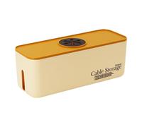 Caja de almacenamiento de cavoce de alambre de escritorio, caja ordenada de cable, organizador de cable grande, diseño espacioso de 29.5 cm x 11.4 cm x 11.2 cm Manejo de cable efectivo para el escrito