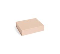 Caja de almacenamiento de color S Rosa suave
