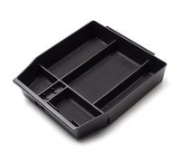 Caja de almacenamiento de consola central para F-150 Raptor 2015-2021, bandeja organizadora de plástico negro para compartimentos para una mejor organización interior y fácil