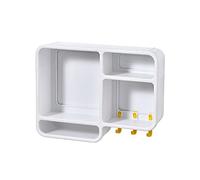 Caja de almacenamiento de cosméticos Caja de almacenamiento de cosméticos, estante de baño perforado for montar en la pared, caja de almacenamiento for pintalabios, contenedor for el cuidado de la pie