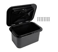 Caja de almacenamiento de cubierta marina, organizador portátil resistente, giratorio para abrir y cerrar, caja de herramientas de manualidades, caja de aparejos de pesca