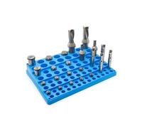Caja de almacenamiento de cuchillas, Caja de almacenamiento for portaherramientas, gran capacidad, ER20-32, cortador de fresa, orificios múltiples(Bt40)