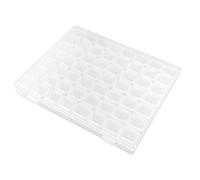Caja de almacenamiento de cuentas caja de almacenamiento de cuentas 25 x 18 x 3 56 compartimentos accesorios para decoración de uñas de plástico decoración caja de almacenamiento de pedrería para,