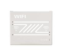 Caja De Almacenamiento De Enrutador WiFi Mejorada Montado En La Pared, Plástico Engrosado Organizador De Enrutador Inalámbrico Decodificador De Sala De Estar Estante De Enrutador M