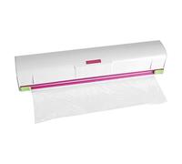 Caja de almacenamiento de envoltura de película adhesiva de acero inoxidable, dispensador de película conservante, sello de papel de aluminio, cortador de papel de cera