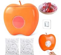 Caja de Almacenamiento de Envoltura de Plásticos,Dispensador de Caja de Almacenamiento,Caja de Almacenamiento de Bolsa de Mantenimiento Fresco con 200 Bolsas de Conservacion Elasticas,Reutilizables