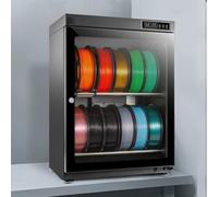 Caja de almacenamiento de filamentos antihumedad de 2 niveles, caja secadora de filamentos de impresora 3D, puede contener 10-12 rollos de filamento de 1 kg, rango de humedad RH15%-RH60%, para nailon