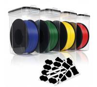Caja de almacenamiento de filamentos para impresora 3D, caja de secado de filamentos de 4 unidades para filamentos de impresión 3D para cerrar y proteger, almacenamiento portátil de 4,0 L con