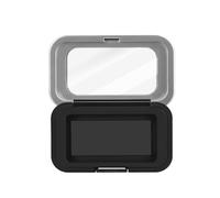 Caja de almacenamiento de filtro portátil a prueba de polvo, organizadores de filtros de lente para bolsillo 3 equipos de cámara, ahorro de espacio, estuche de accesorios de cámara, S