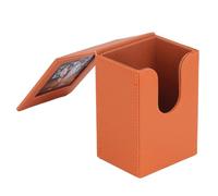 Caja de Almacenamiento de Fotos, Estuche de Almacenamiento para Fotos Instax Mini de 3 Pulgadas, 50 Hojas de Cuero PU para Cámara Instantánea, Mini Marco de Fotos y Soporte (Brown)