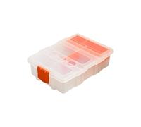 Caja de almacenamiento de hardware organizadores portátiles piezas pequeñas organizadores hardware organizadores para tornillos de clavos tornillos