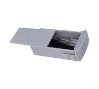 Caja de almacenamiento de hélice para Potensic Atom 3, a prueba de golpes, resistente al polvo, soporte de viaje, material ABS, gris y negro, 8,8 cm (negro)