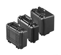 Caja de almacenamiento de herramientas a prueba de explosiones impermeable con inserto de espuma personalizable a prueba de golpes para una protección segura de objetos de valor al aire libre y viajes