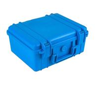 Caja de almacenamiento de herramientas con compartimentos multicapa, resistente a los golpes, diseño ligero para instrumentos, caja portátil frágil