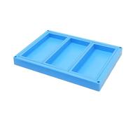 Caja de almacenamiento de herramientas de ABS resistente con aberturas de varios tamaños para accesorios de equipo, organización, etiquetas, caja de almacenamiento de herramientas