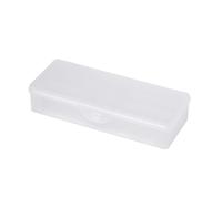 Caja de almacenamiento de herramientas de arte de uñas de doble capa, transparente, organizador de herramientas de manicura y pedicura, contenedor para uñas, salón de belleza, hogar, caja de