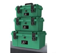 Caja de almacenamiento de herramientas, organizador multifuncional impermeable para herramientas de hardware y equipos, funda de transporte portátil (16 pulgadas)