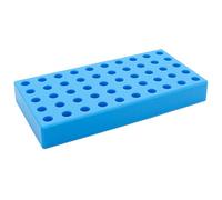 Caja de almacenamiento de herramientas para organización eficiente Diseños de múltiples orificios Bandeja portabrocas para talleres y entusiastas de la artesanía Caja de herramientas técnicas