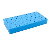 Caja de almacenamiento de herramientas para organización eficiente Diseños de múltiples orificios Bandeja portabrocas para talleres y entusiastas de la artesanía Caja de herramientas técnicas
