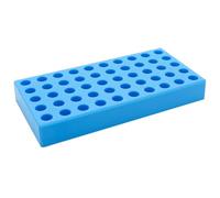 Caja de almacenamiento de herramientas para organización eficiente Diseños de múltiples orificios Bandeja portabrocas para talleres y entusiastas de la artesanía Caja de herramientas técnicas