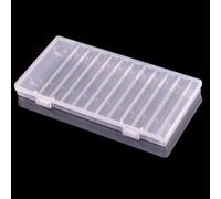 Caja de almacenamiento de joyas con compartimento pequeño para clavos y diamantes de imitación para cuentas