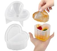 Caja de almacenamiento de joyas, molde de resina epoxi, moldes de resina para velas, moldes de silicona para manualidades de resina, moldes para velas de resina, de joyero, contenedor de dulces
