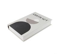 Caja de almacenamiento de libros con compartimento oculto, diseño decorativo para ocultar lo esencial, ideal para una organización ordenada y elegante del hogar (FH-25)