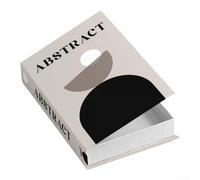 Caja de almacenamiento de libros falsos para decoración de oficina en casa, compartimento discreto con diseño minimalista para estantería, escritorio, mesa de café (FH-25)