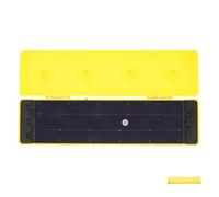 Caja de Almacenamiento de Línea de Pesca ABS Amarilla 30x7,5x2,5cm | Organizador Cierre Seguro, para Anzuelos y Hilos, Compacto para Viajes y Salidas al Lago