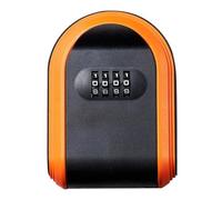 Caja de almacenamiento de llaves con combinación de montaje en pared para oficina en casa, caja de almacenamiento secreta