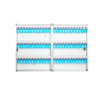 Caja de almacenamiento de llaves montada en la pared, armario seguro para llaves con cerradura para agentes inmobiliarios, hoteles y valets, organiza hasta 32 llaves