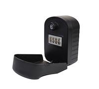 Caja de almacenamiento de llaves montada en la pared, impermeable, combinación de 4 dígitos, soporte para llaves al aire libre para seguridad del hogar, bóveda segura de llaves de emergencia, solución