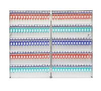 Caja de almacenamiento de llaves, soporte de pared de aleación de aluminio, caja de seguridad para oficina y valets, organizador de llaves con 150 bits, gabinete seguro y duradero para llaves