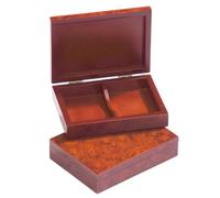 Caja de almacenamiento de madera para naipes clásicos de alta calidad Philos 153