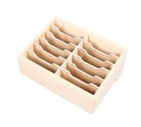 Caja de Almacenamiento de Madera para Teléfonos Móviles, Caja de Almacenamiento para Teléfono de Escritorio de 12 Rejillas, Caja Organizadora de Escritorio de Madera para