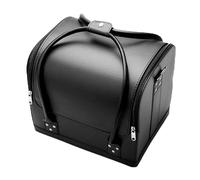 Caja de almacenamiento de maquillaje Estuche de cosméticos Organizador de bolso de maquillaje de uñas Caja de belleza para damas Caja de tablilla multicapa grande Maleta bonita portátil Caja organiz