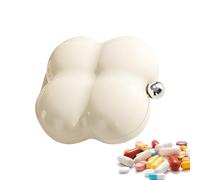 Caja de almacenamiento de medicamentos genéricos: caja de píldoras portátiles dispensador portátil, organizadores de píldoras | Caja de almacenamiento para el distribuidor de píldoras de viaje semanal