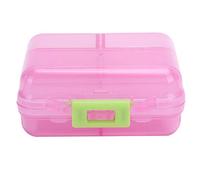 Caja de almacenamiento de medicamentos, organizador de píldoras portátil, 7 rejillas con cubierta de sellado para pastillas, estuche semanal para pastillas (#3)