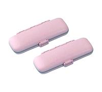 Caja de almacenamiento de medicamentos, pastillero organizador diario, pastillero, organizador de vitaminas para 7 días, suministros médicos, pastilleros, 7 días, 4 veces al día, verde, talla ún