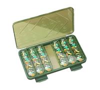 Caja de almacenamiento de medicina, organizador portátil para el hogar y el trabajo, viajes, 23 x 13 x 3 cm