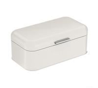 Caja de almacenamiento de metal en forma única de pan, gran capacidad para la organización del hogar u oficina