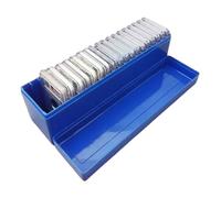 Caja de almacenamiento de monedas, contenedor organizador de insignias de monedas, estuche de coleccionista de gran capacidad, soporte de recuerdo compacto para cumpleaños, adultos, amigos, vacaciones