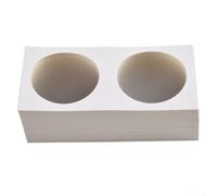 Caja de almacenamiento de monedas de cartón con 12 especificaciones para la colección numismática, soportes de papel cuadrados para organizar monedas y sellos, funda de protección segura para (40 mm)