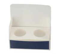Caja de almacenamiento de monedas de cartón con 12 especificaciones para la colección numismática, soportes cuadrados de papel para organizar monedas y sellos, funda de protección segura para (31,5 mm