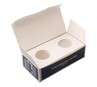 Caja de almacenamiento de monedas de cartón con 12 especificaciones para la colección numismática, soportes cuadrados de papel para organizar monedas y sellos, funda de protección segura para (20,5 mm