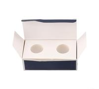Caja de almacenamiento de monedas de cartón con 12 especificaciones para la colección numismática, soportes de papel cuadrados para organizar monedas y sellos, funda de protección segura para (25 mm)