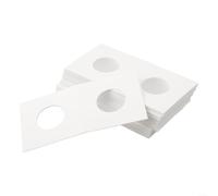 Caja de almacenamiento de monedas de cartón con 12 especificaciones para la colección numismática, soportes cuadrados de papel para organizar monedas y sellos, funda de protección segura para (17,5 mm