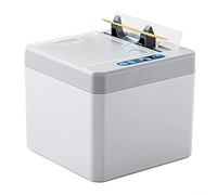 Caja de almacenamiento de palillos eléctricos inteligentes con mecanismo de apertura automática y carga USB (gris)