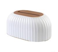 Caja de almacenamiento de pañuelos para dormitorio, dispensador de estilo nórdico con servilleta de elevación automática de resorte, soporte de pañuelos de plástico para sala de estar, baño moderno